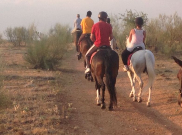 Paseando a caballo
